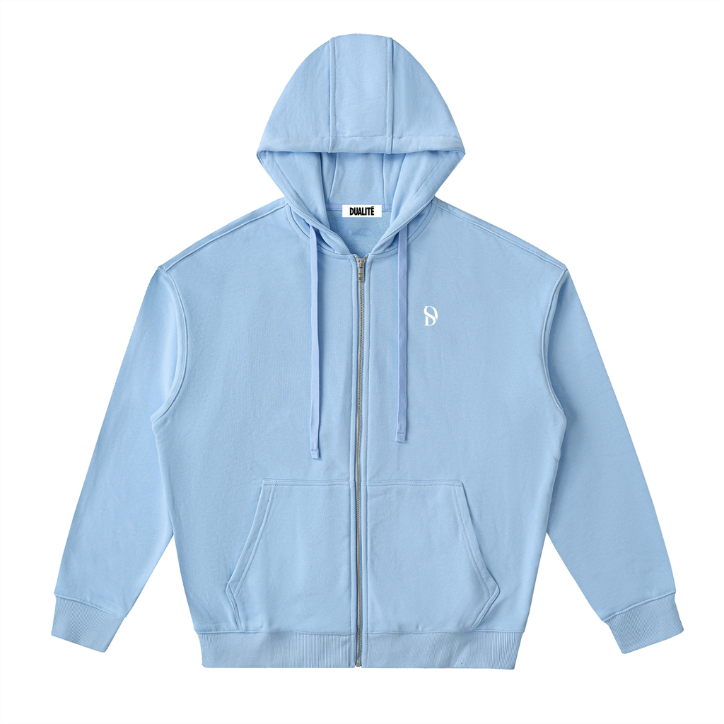 Basic Logo Zip-Hoodie