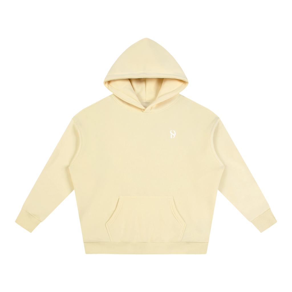 Basic Logo Oversized Fleeced Hoodie