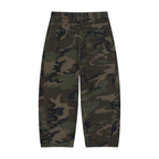 Camo Barrel Leg Cargo Pants