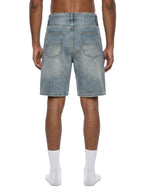 Vintage Wash Denim Shorts
