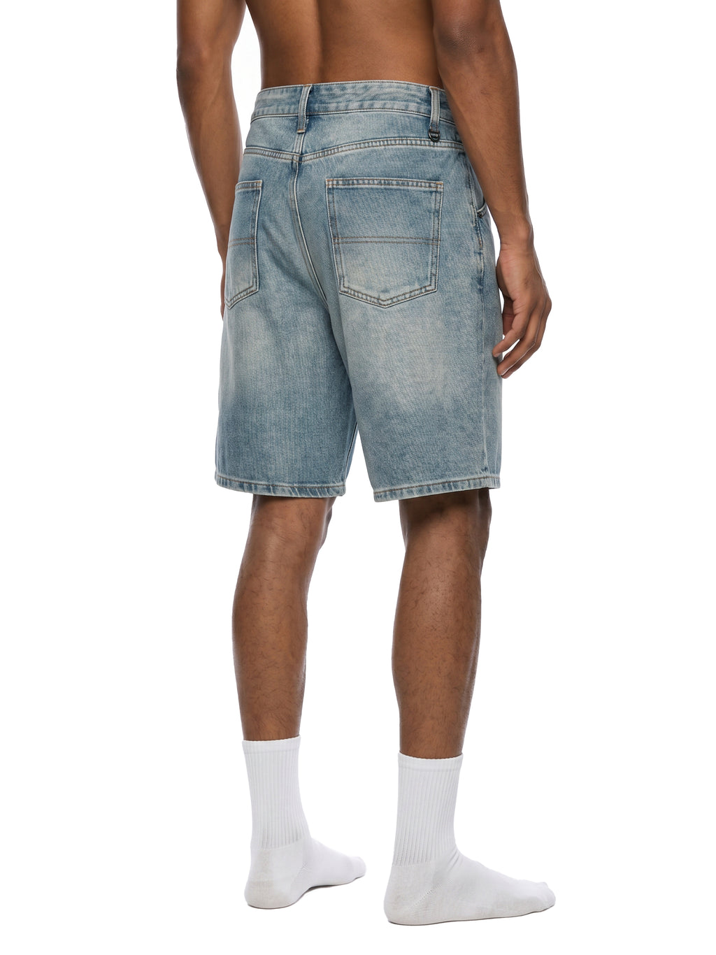 Vintage Wash Denim Shorts