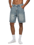 Vintage Wash Denim Shorts